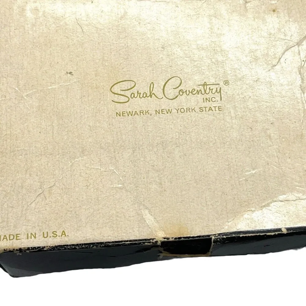 Sarah Coventry Brooch Pin Ember Flower Statement Vintage 1972 Gold Tone In Box